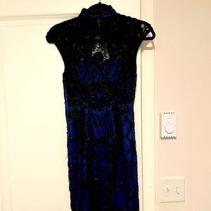 Sue Wong beaded evening dress